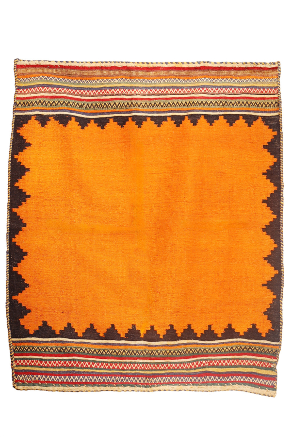 Vintage Qashqai kilim from Iran. 154x135 cms - Image 2
