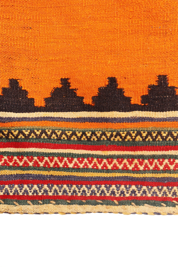 Vintage Qashqai kilim from Iran. 154x135 cms - Image 4