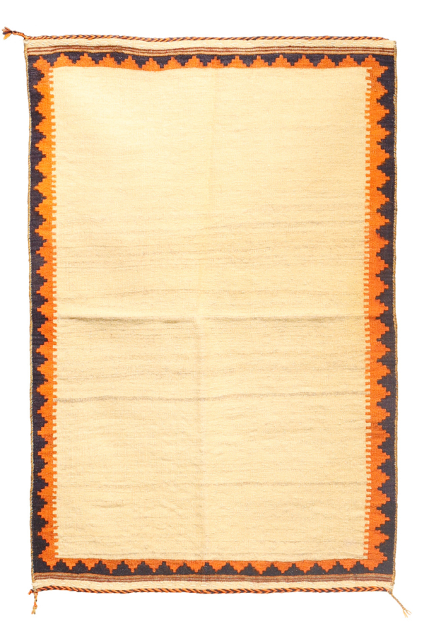 Vintage Qashqai sofreh kilim from Iran. 158x99 cms - Image 2