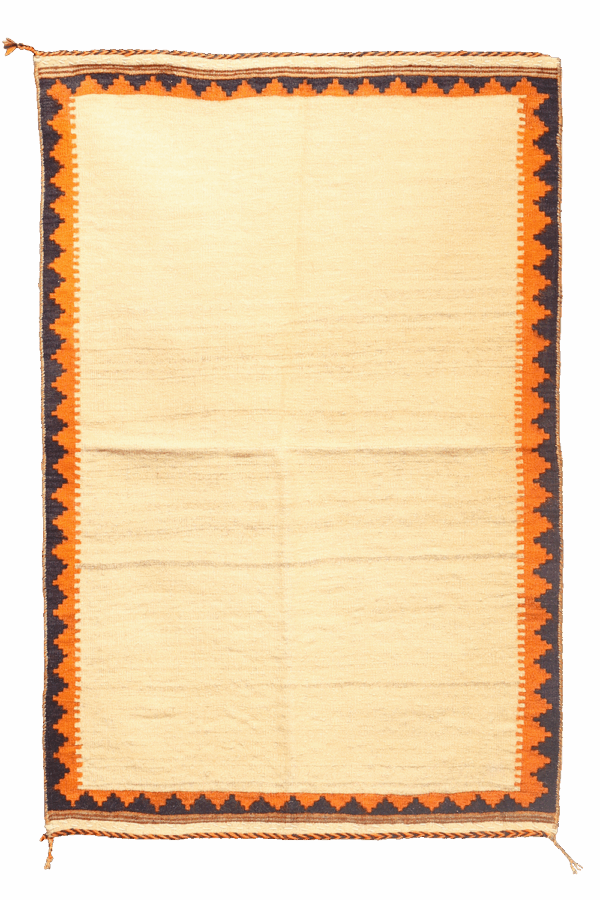 Vintage Qashqai sofreh kilim from Iran. 158x99 cms - Image 7