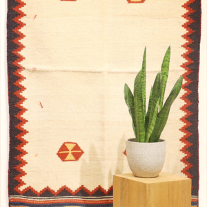 Kilim vintage Qashqai, Irán. 158x104 cms