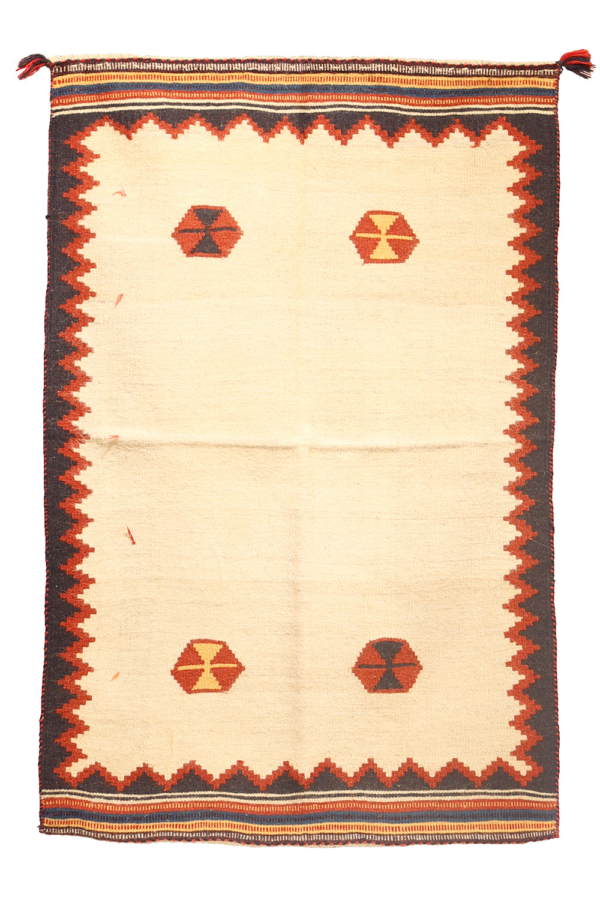 Vintage Qashqai kilim from Iran. 158x104 cms - Image 2