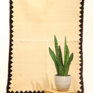 Vintage Bakhtiari sofreh kilim from Iran. 154x95 cms