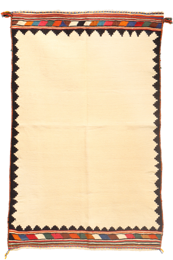 Vintage Bakhtiari sofreh kilim from Iran. 154x95 cms - Image 2