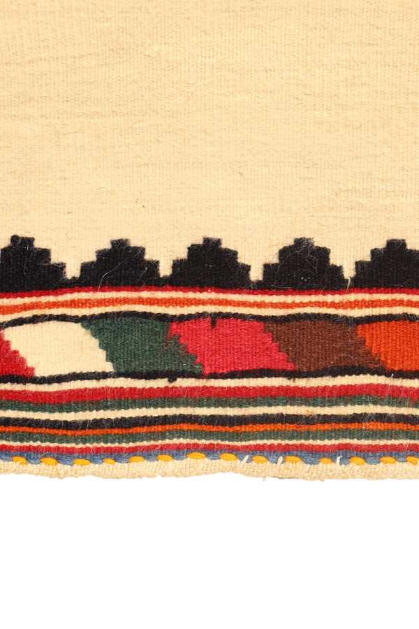Vintage Bakhtiari sofreh kilim from Iran. 154x95 cms - Image 4