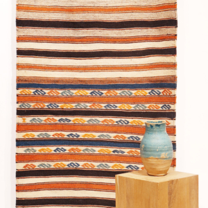 Kilim vintage Qashqai, Irán. 173x85 cms