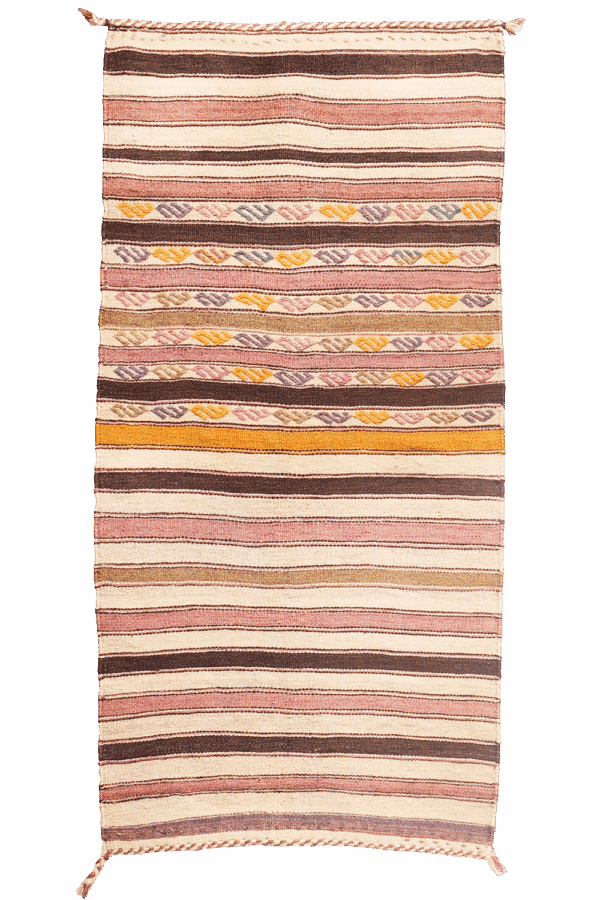 Vintage Qashqai kilim from Iran. 161x84 cms - Image 7