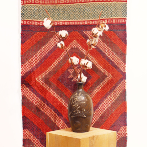 Vintage Qashqai kilim from Iran. 152×63 cms