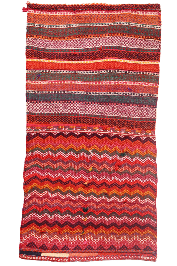 Vintage Qashqai kilim from Iran. 158x80 cms - Image 2