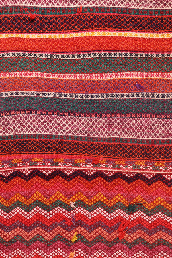 Vintage Qashqai kilim from Iran. 158x80 cms - Image 6