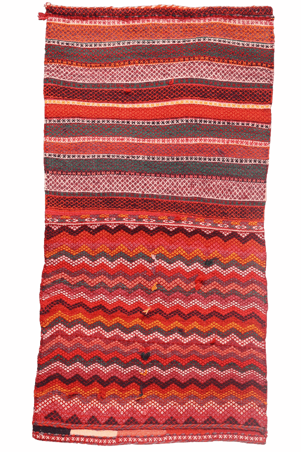 Vintage Qashqai kilim from Iran. 158x80 cms - Image 7