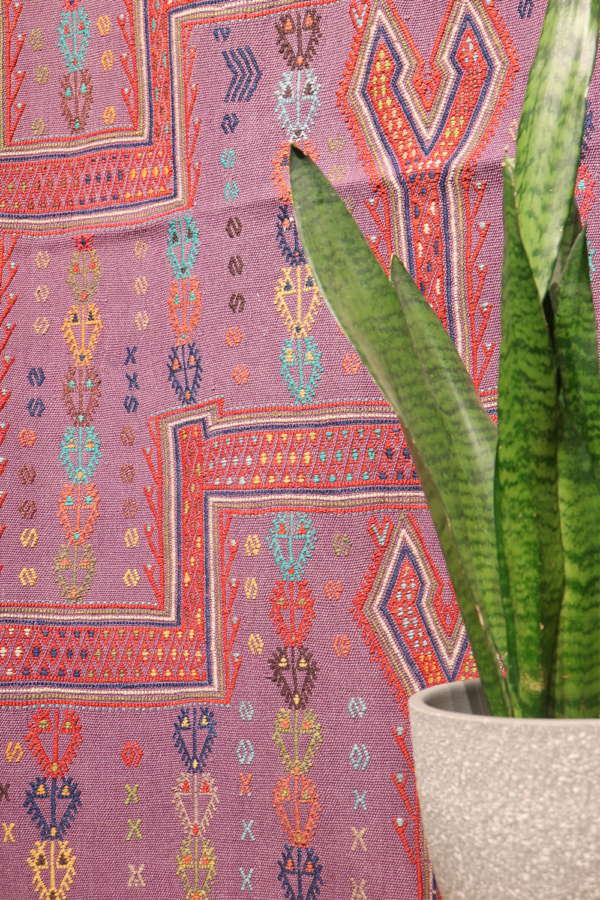 Vintage Obruk cicim kilim from Turkey. 196x130 cms - Image 3