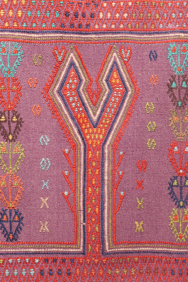 Vintage Obruk cicim kilim from Turkey. 196x130 cms - Image 4