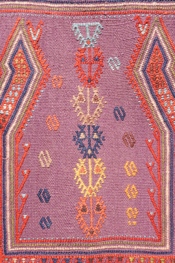 Vintage Obruk cicim kilim from Turkey. 196x130 cms - Image 6