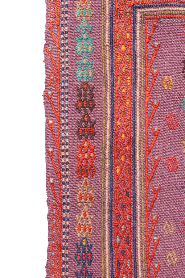 Vintage Obruk cicim kilim from Turkey. 196x130 cms - Image 7