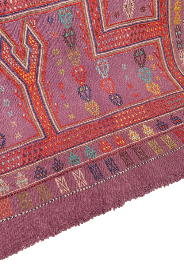 Vintage Obruk cicim kilim from Turkey. 196x130 cms - Image 8