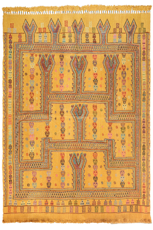 Vintage Obruk cicim kilim from Turkey. 182x131 cms - Image 2