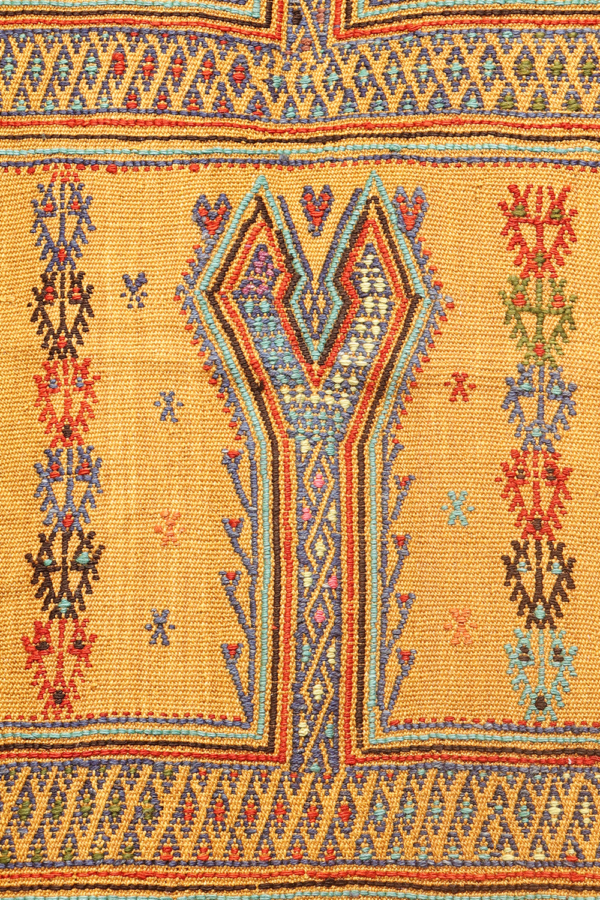Vintage Obruk cicim kilim from Turkey. 182x131 cms - Image 4