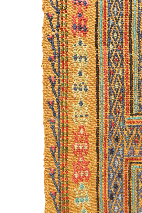 Vintage Obruk cicim kilim from Turkey. 182x131 cms - Image 7