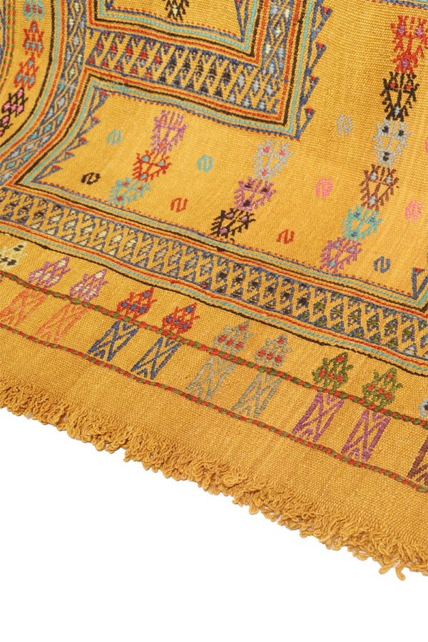 Vintage Obruk cicim kilim from Turkey. 182x131 cms - Image 8
