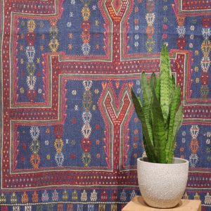 Vintage Obruk cicim kilim from Turkey. 186x129 cms