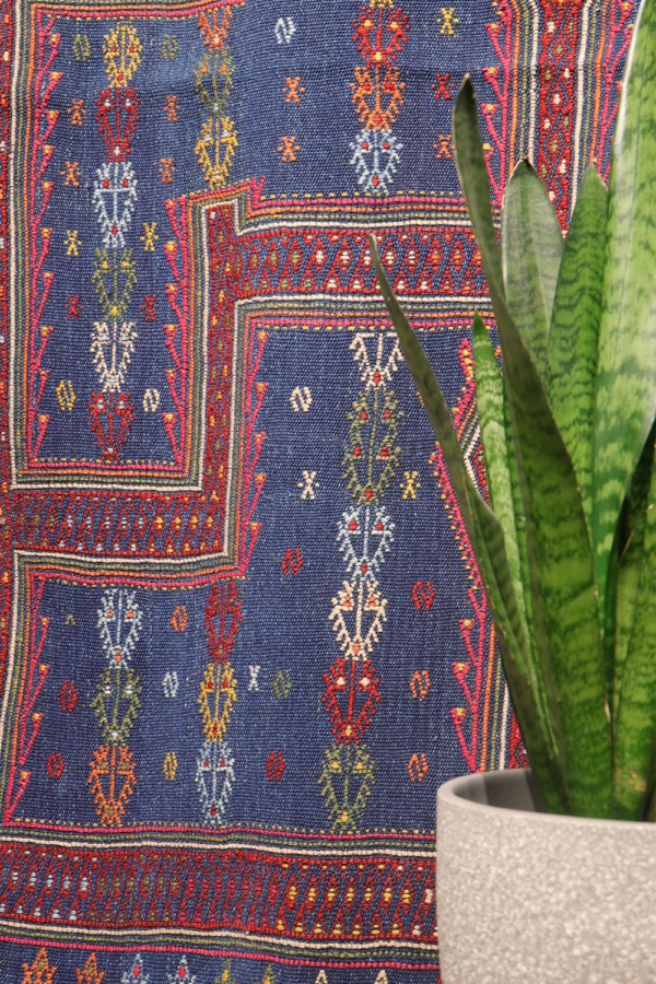 Vintage Obruk cicim kilim from Turkey. 186x129 cms - Image 3