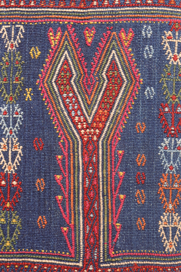 Vintage Obruk cicim kilim from Turkey. 186x129 cms - Image 4