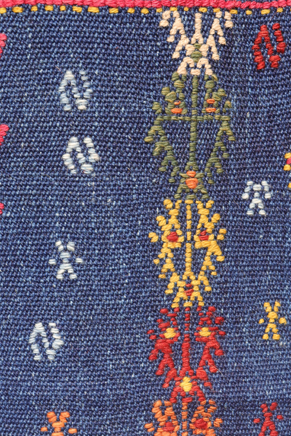 Vintage Obruk cicim kilim from Turkey. 186x129 cms - Image 6