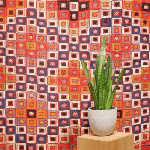 Semi-antique Kozak kilim from Turkey. 178x154 cms