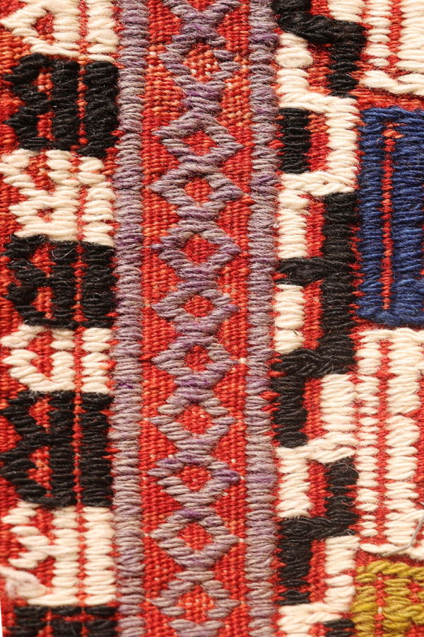Semi-antique Kozak kilim from Turkey. 178x154 cms - Image 5