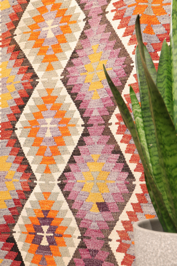 Vintage Sütlegën kilim from Turkey. 190x140 cms - Image 3