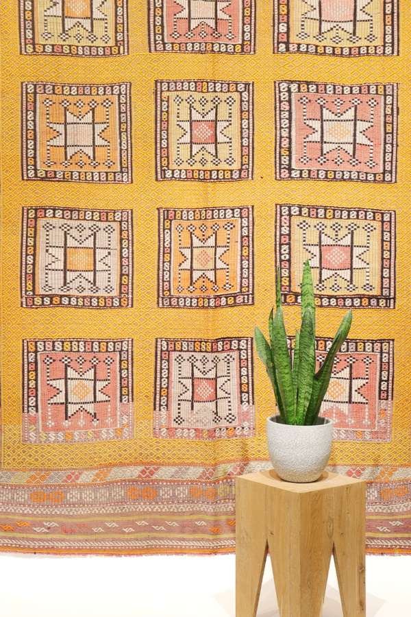 Kilim vintage de Fethiye, Turquía. 266x171 cms