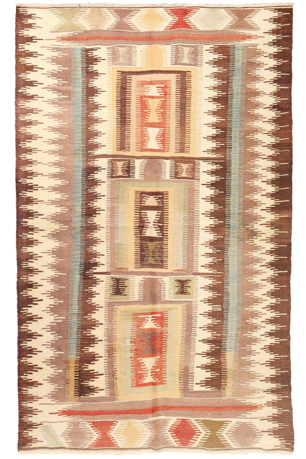 Antique Karapinar kilim from Turkey. 170x110 cms - Image 2