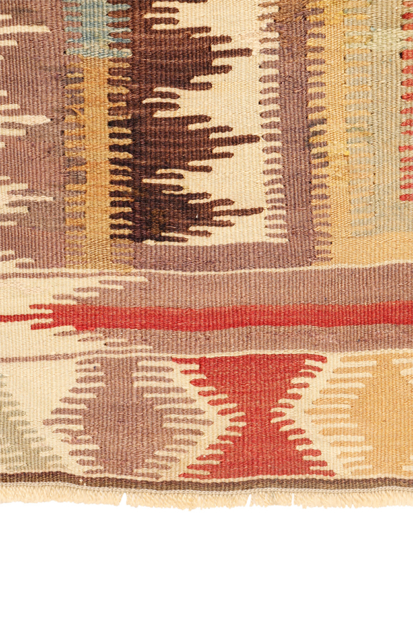 Antique Karapinar kilim from Turkey. 170x110 cms - Image 4