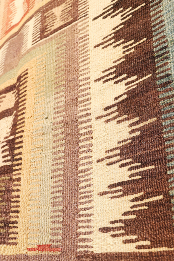 Antique Karapinar kilim from Turkey. 170x110 cms - Image 7