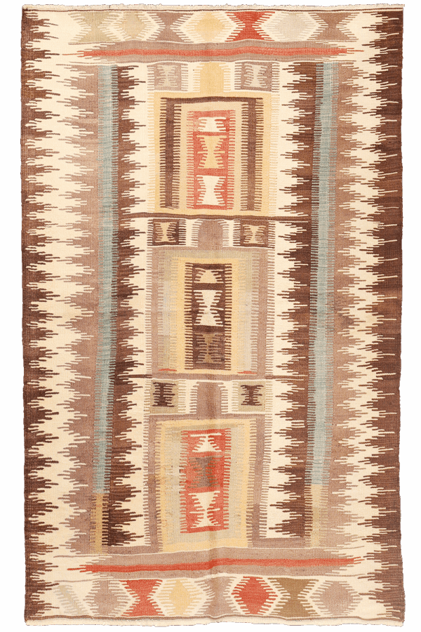 Antique Karapinar kilim from Turkey. 170x110 cms - Image 8