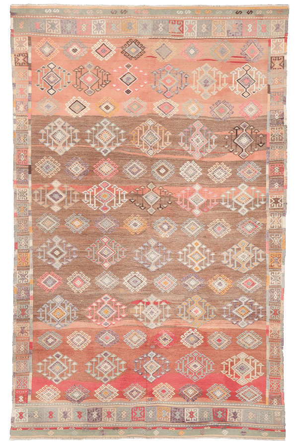 Vintage Dursunbey kilim from Turkey. 273x180 cms - Image 11