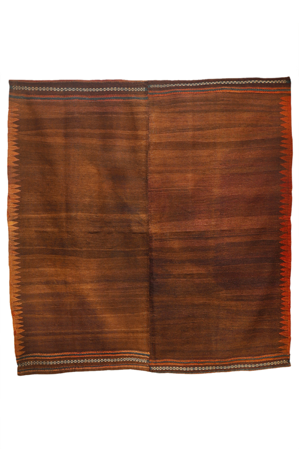 Antique Baluch sofreh kilim from Afghanistan. 182x182 cms - Image 7