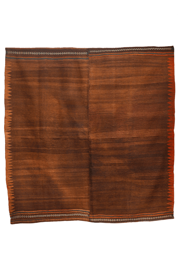 Antique Baluch sofreh kilim from Afghanistan. 182x182 cms - Image 2