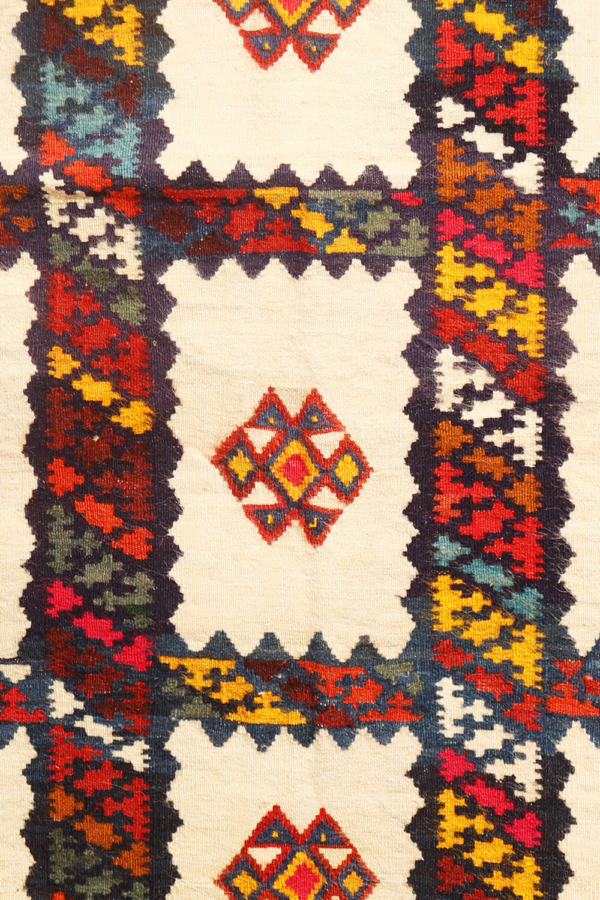 Kilim vintage Qashqai, Iran. 184x130 cms - Imagen 3