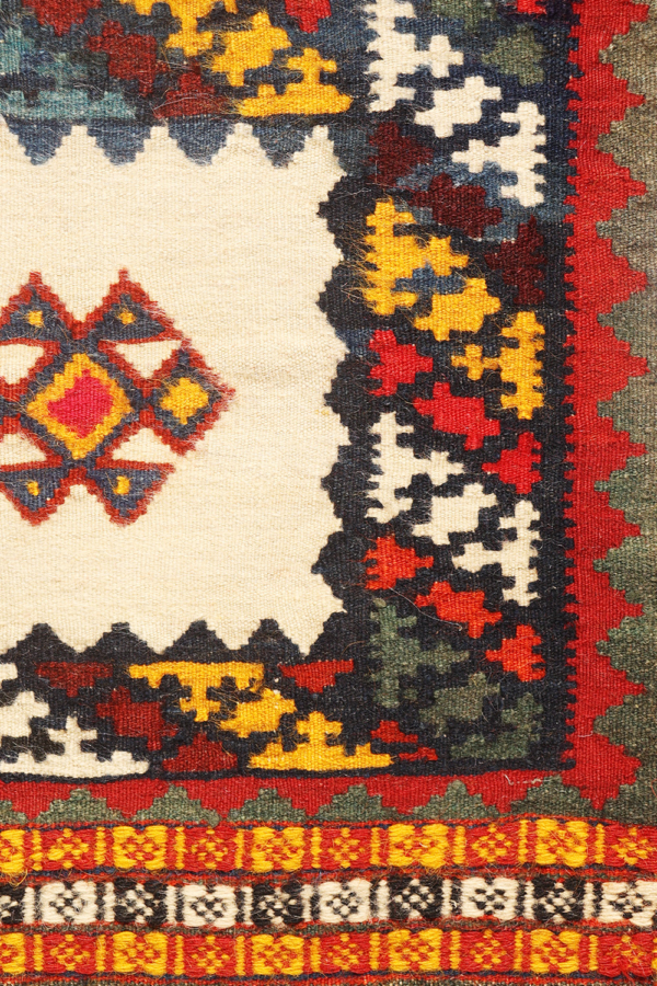 Kilim vintage Qashqai, Iran. 184x130 cms - Imagen 4