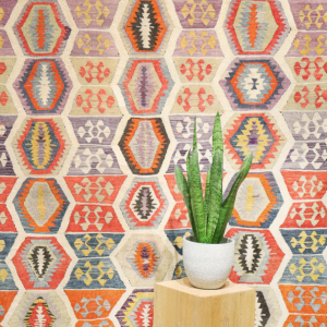 Kilim antiguo de Sutlegen, Turquía. 260x185 cms