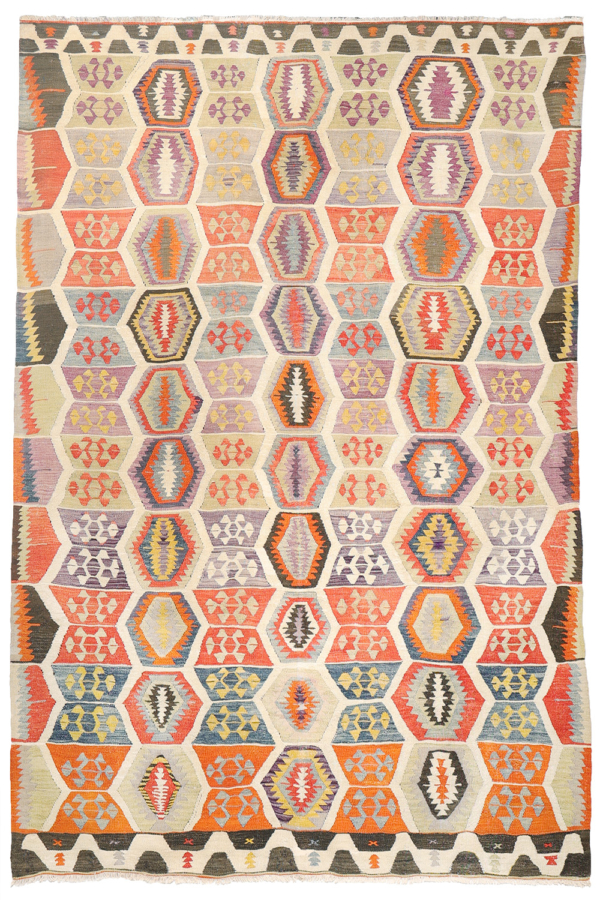 Antique Sutlegen kilim from Turkey. 260x185 cms - Image 2