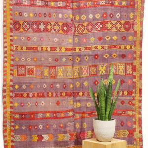 Vintage Sivas kilim from Turkey. 177x142 cms