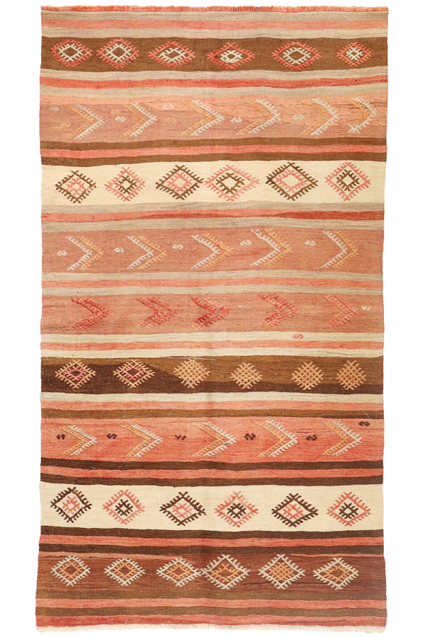 Semi-antique Kirsehir kilim from Turkey. 195x110 cms - Image 2