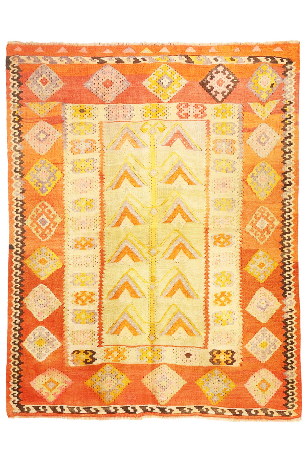 Semi-antique Ordu kilim from Turkey. 183x150 cms - Image 2