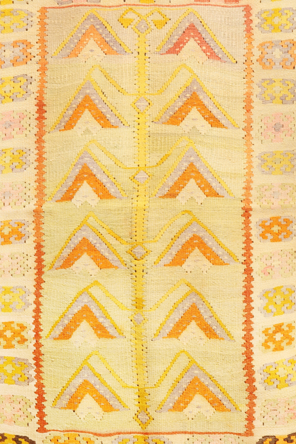 Semi-antique Ordu kilim from Turkey. 183x150 cms - Image 3