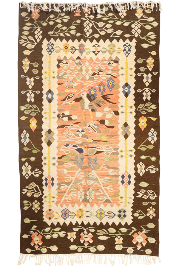 Vintage kilim from Pirot, Serbia. 200x118 cms - Image 2