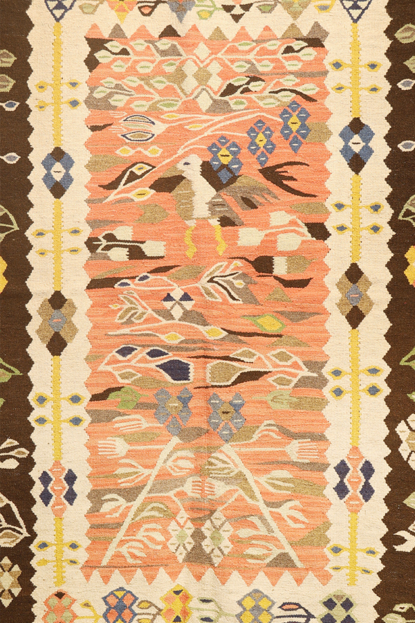 Vintage kilim from Pirot, Serbia. 200x118 cms - Image 3