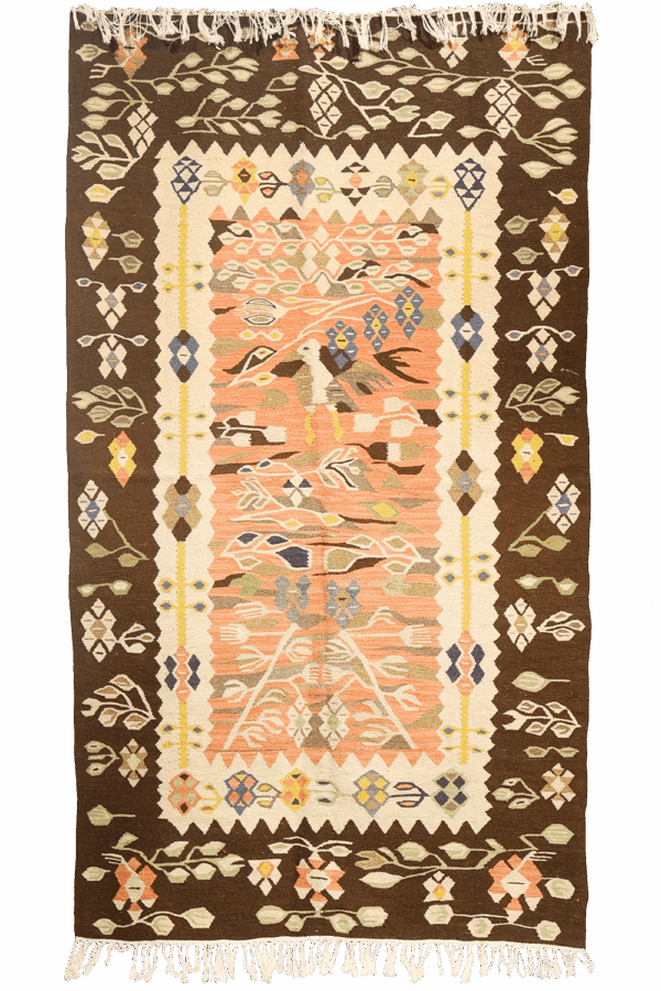 Vintage kilim from Pirot, Serbia. 200x118 cms - Image 9
